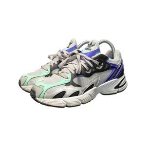 Adidas Astir Sneakers Silver Purple Aqua GY1121 Black Womens 7 Streetwear Chunky